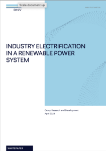 Industry Electrification in a Renewable Power System